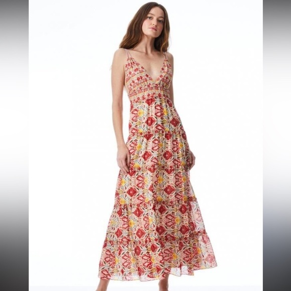 NWT Alice + Olivia Karolina Maxi Dress, size 14 - Picture 1 of 5